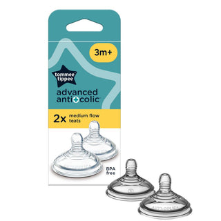 TOMMEE TIPPEE ADVANCED ANTI-COLIC TEATS 2 PACK