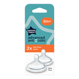 TOMMEE TIPPEE ADVANCED ANTI-COLIC TEATS 2 PACK