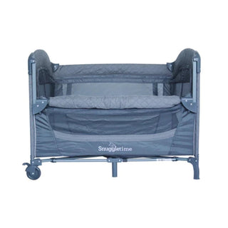 SNUGGLETIME QUILTED CO-SLEEPER CAMP COT WITH MOSQUITO NET