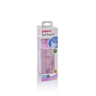 PIGEON SOFTOUCH™ PERISTALTIC PLUS™ 240ML- SINGLE PACK- PINK OR BLUE