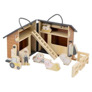 TRYCO FOLDABLE WOODEN FARMHOUSE