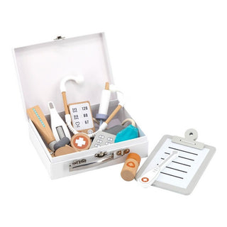 TRYCO WOODEN MEDICAL SET WITH CASE