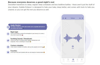 HUBBLE ECLIPSE+ SMART WIFI AUDIO MONITOR & BLUETOOTH SPEAKER