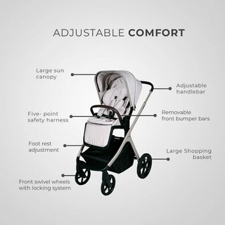 CHELINO PLATINUM LUNAR II & CYBEX CLOUD G TRAVEL SYSTEM