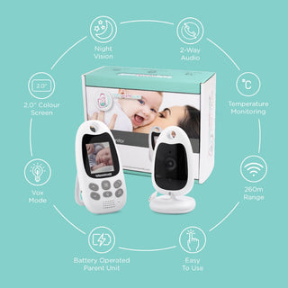 BABYWOMBWORLD VIDEO BABY MONITOR BWW610