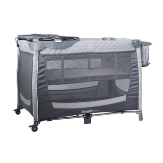 SNUGGLETIME CAMP COT WITH CHANGER AND SIDE STORAGE